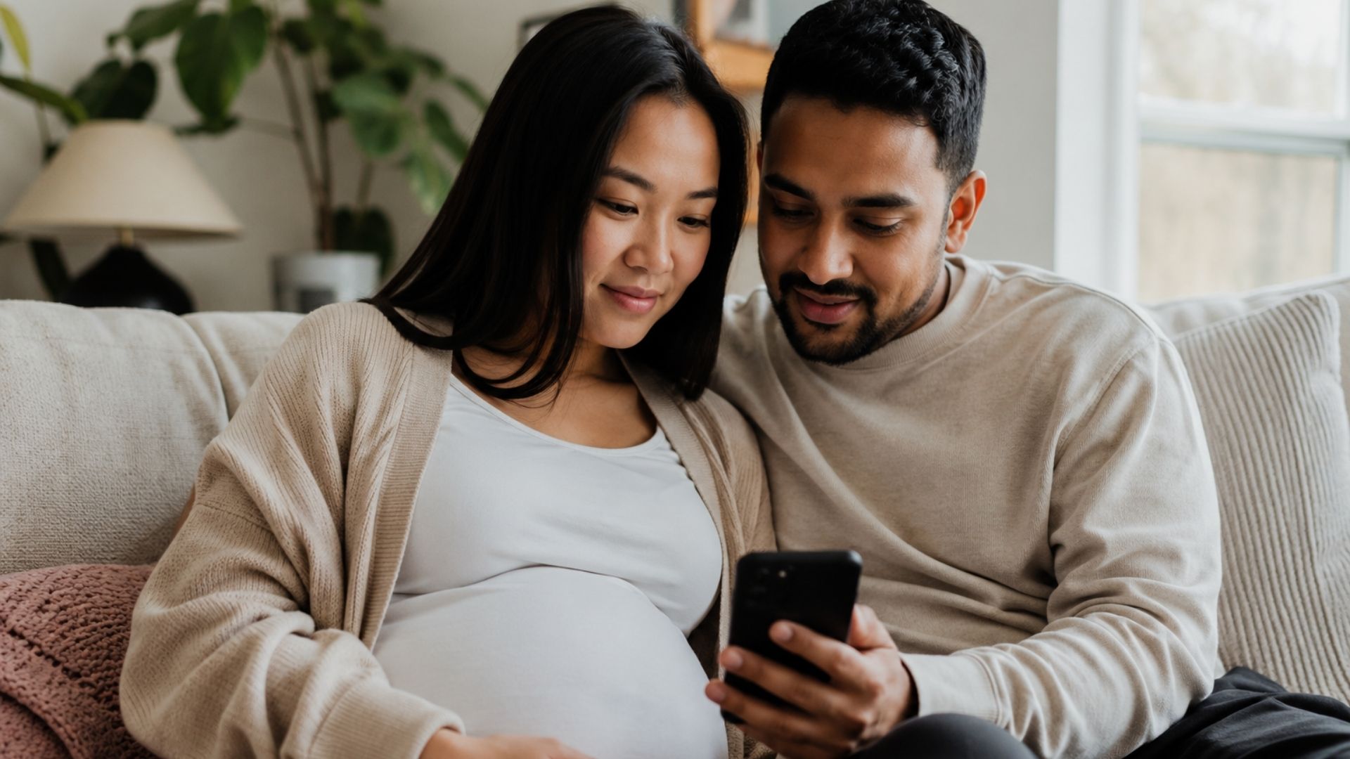 Family caregiver reviewing a care plan with a loved one.